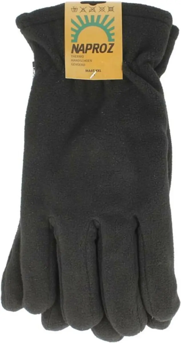 Naproz Thermohandschoenen XXL - Zwart
