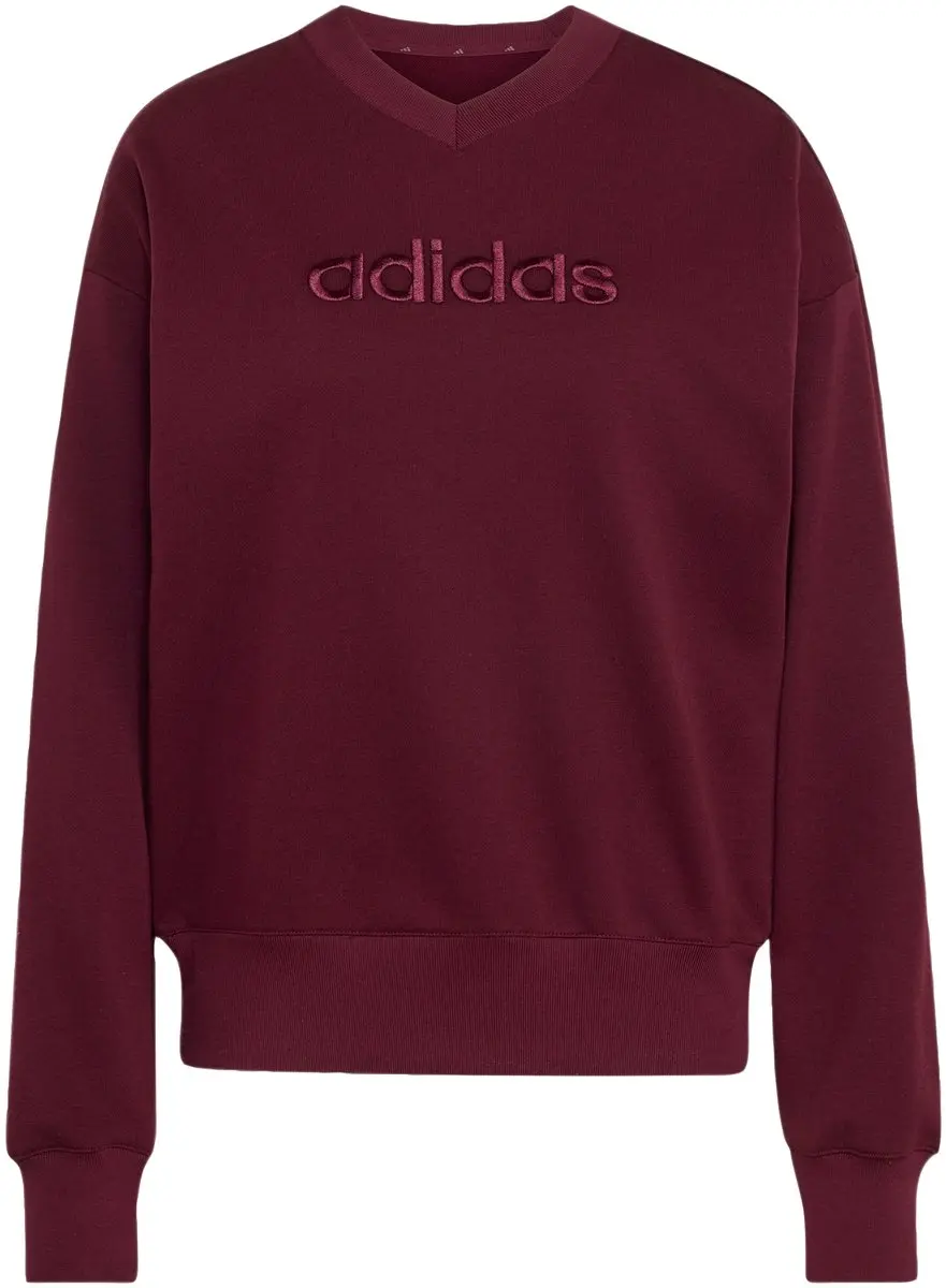 Adidas Sportswear Satin V-Neck Sweatshirt KS7925