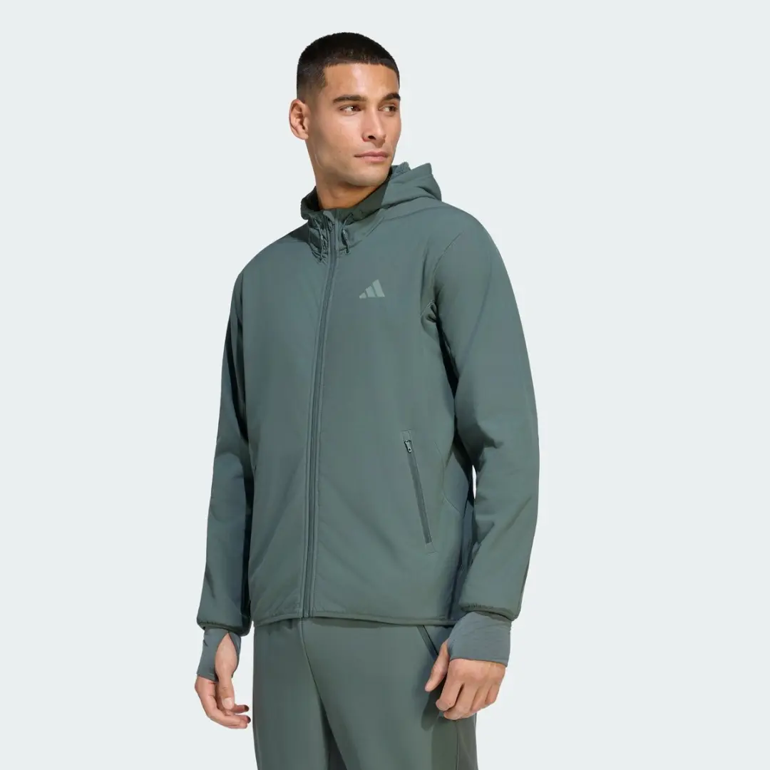Adidas Performance D4t Climawarm Jack - Heren - Grijs M