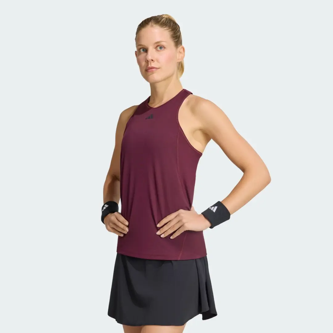 Adidas Performance Club Climacool Tennistanktop KS4836 - XL - Bordeaux