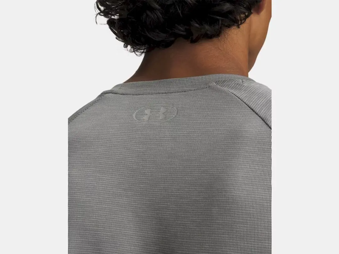 Under Armour Tech Textured SS Heren T-shirt - Groen - XL - afbeelding 3 van 6