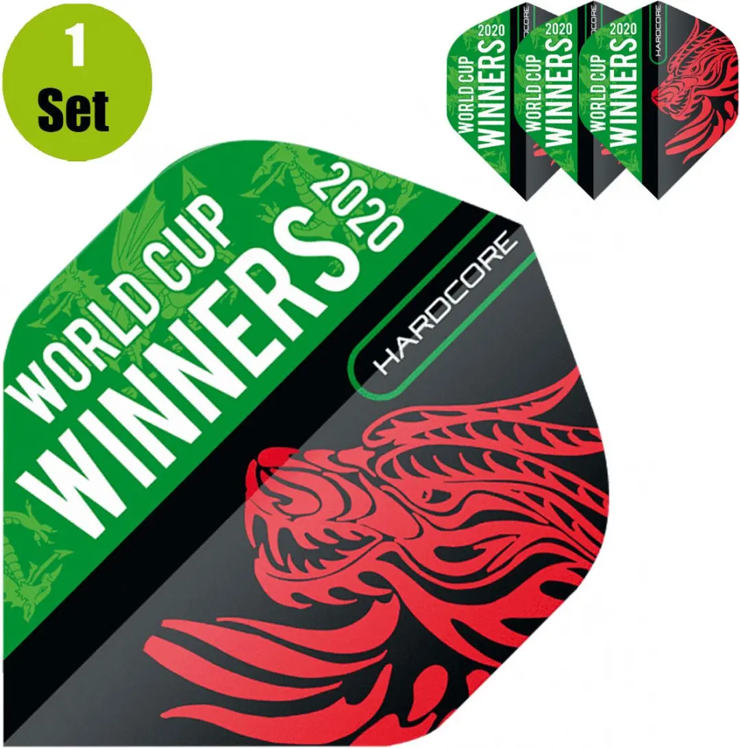 Red Dragon World Cup Winners 2020 Dartflights TF6573