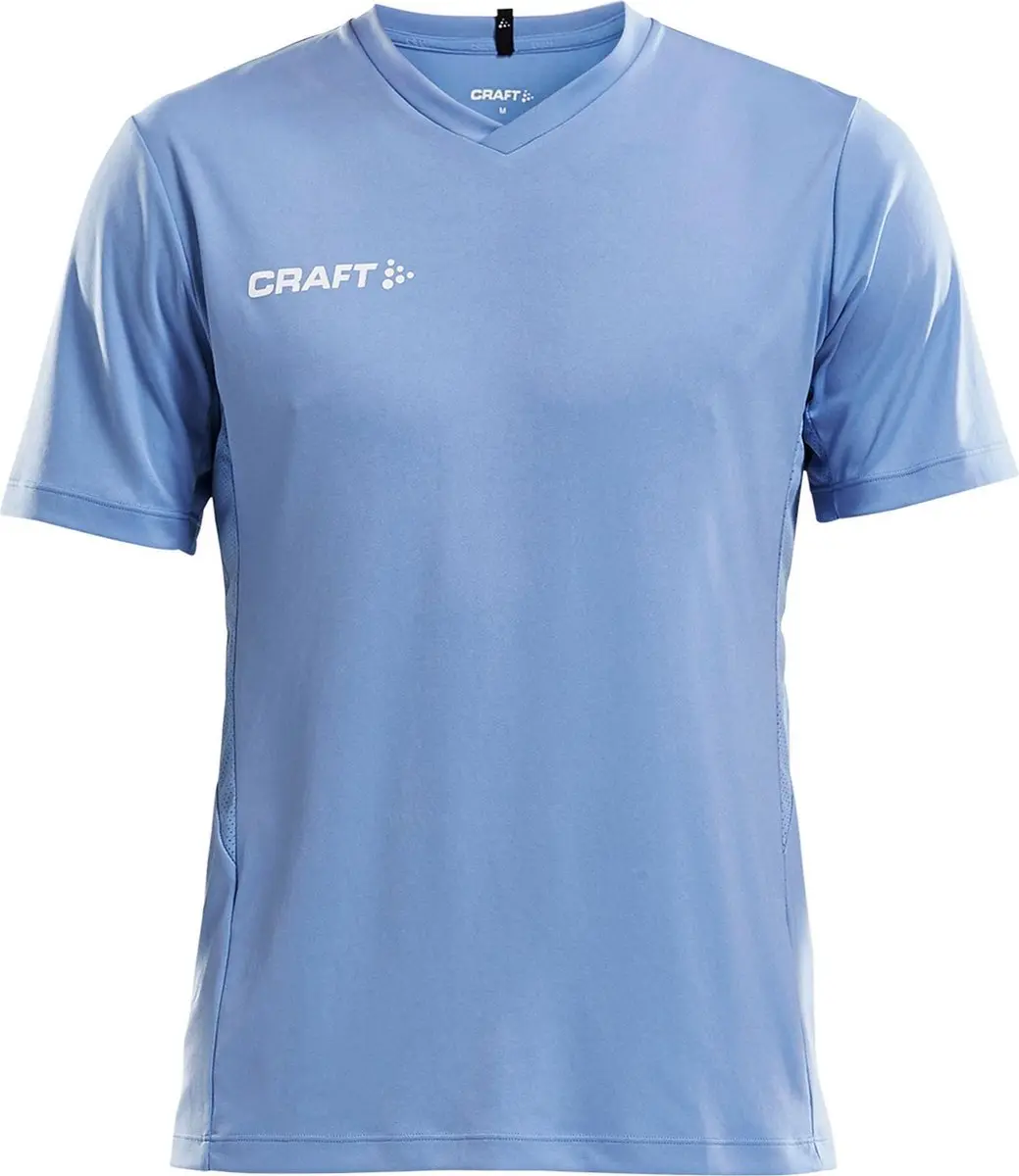 Craft Squad Solid Sportshirt - XL - Blauw/Wit