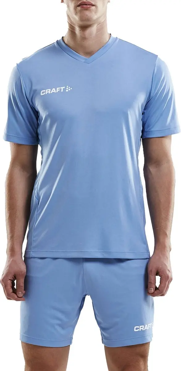 Craft Squad Solid Sportshirt - XL - Blauw/Wit