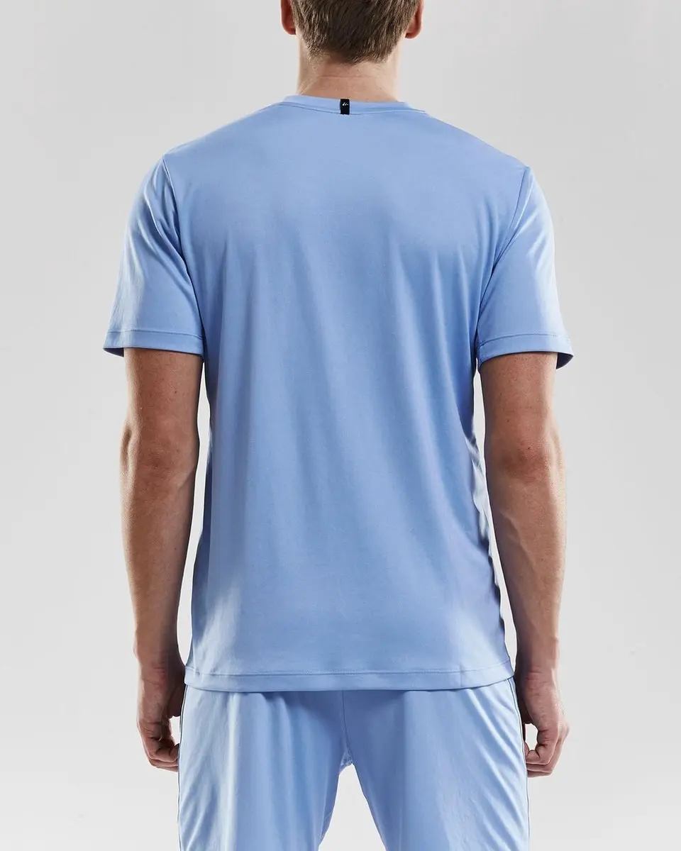 Craft Squad Solid Sportshirt - XL - Blauw/Wit