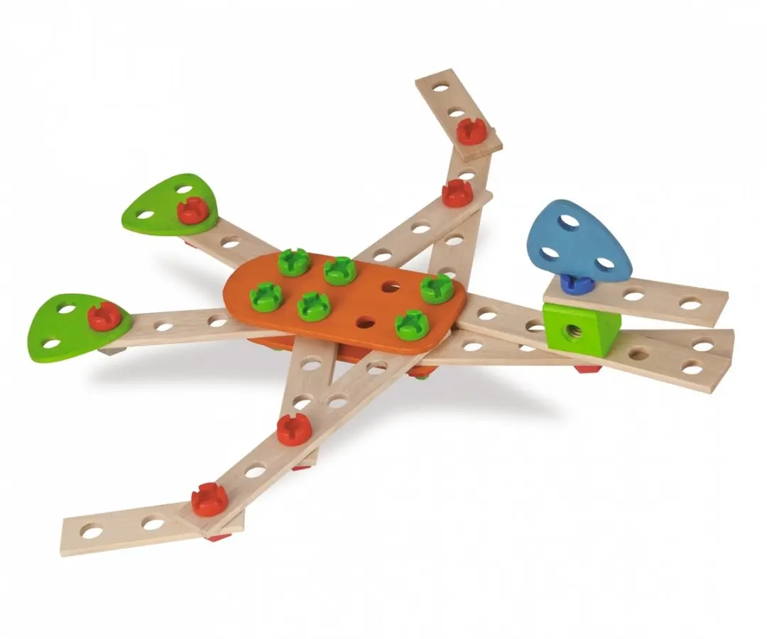 Heros Constructor Dubbeldekker - 85 Onderdelen - 4 Minifiguren - Multicolor
