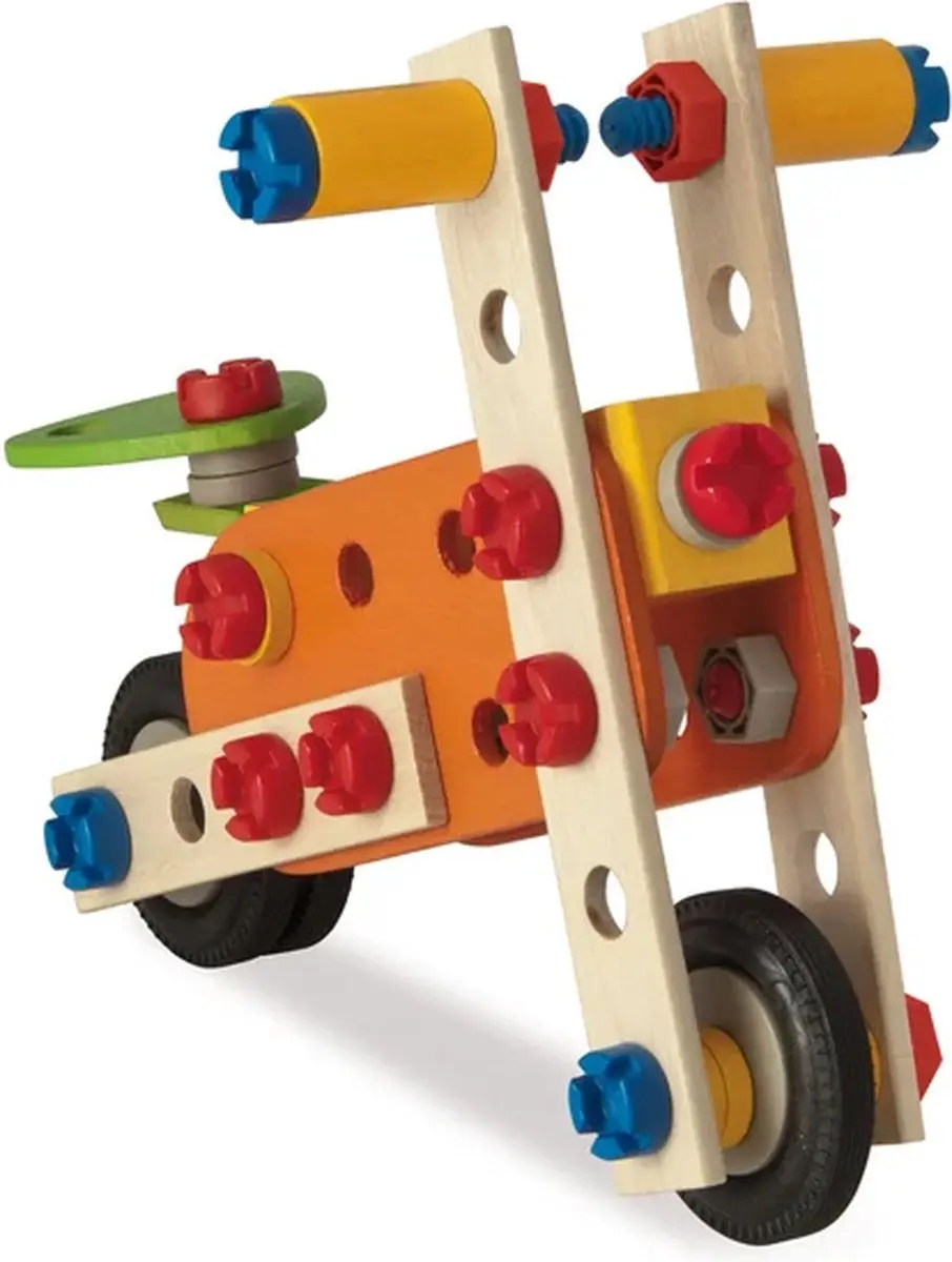 Heros Constructor Dubbeldekker - 85 Onderdelen - 4 Minifiguren - Multicolor