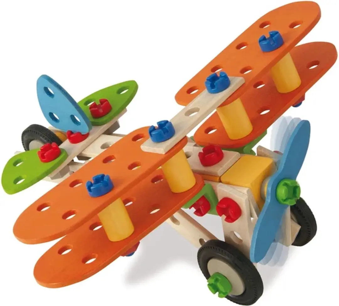 Heros Constructor Dubbeldekker - 85 Onderdelen - 4 Minifiguren - Multicolor