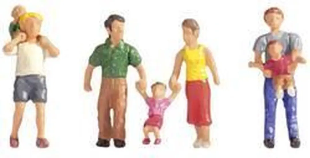Noch Modelbouw Figuur H0 - Ouders met Kinderen