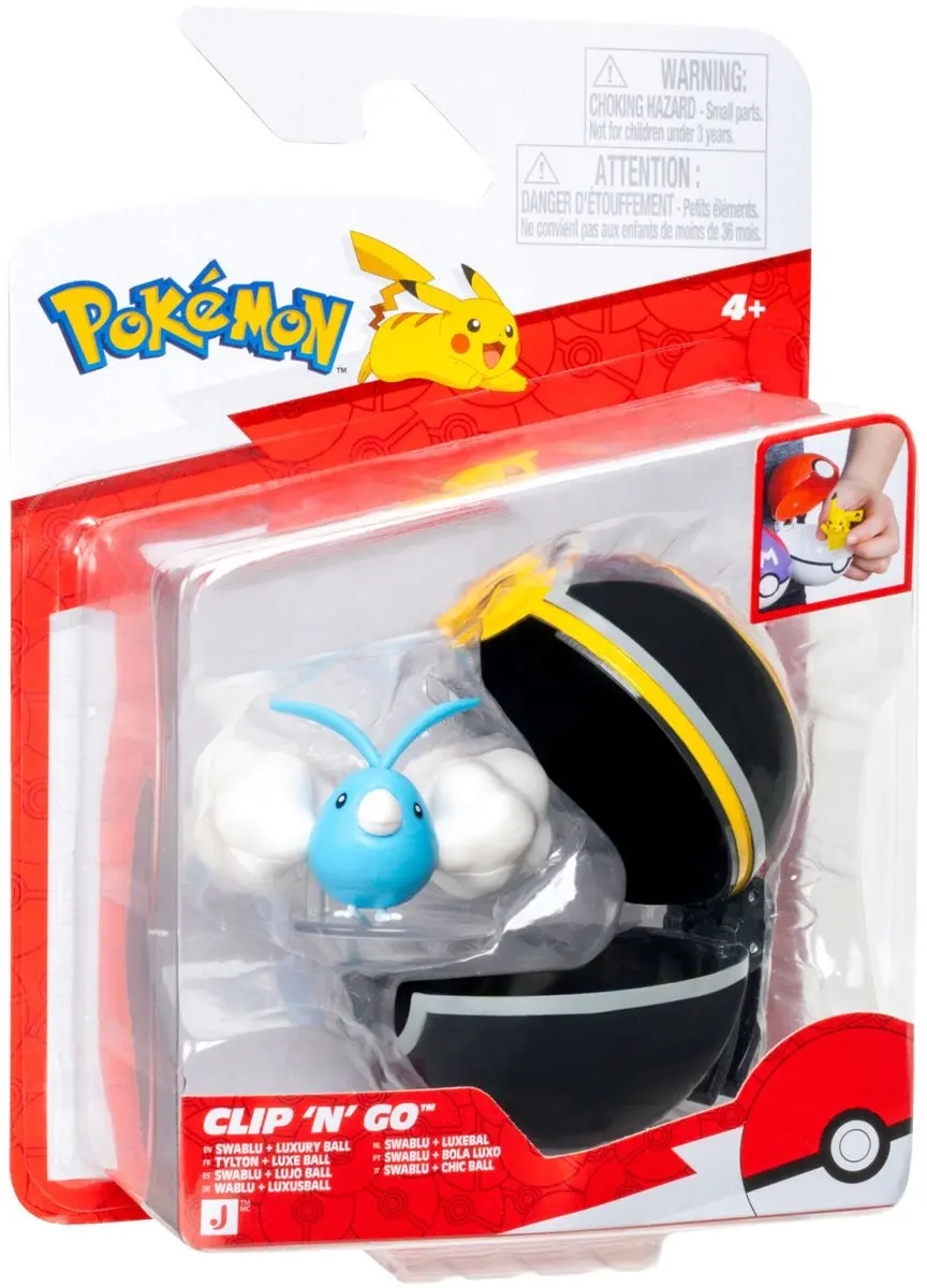 Pokémon Clip 'N' Go Swablu Luxury Ball - PKW4604