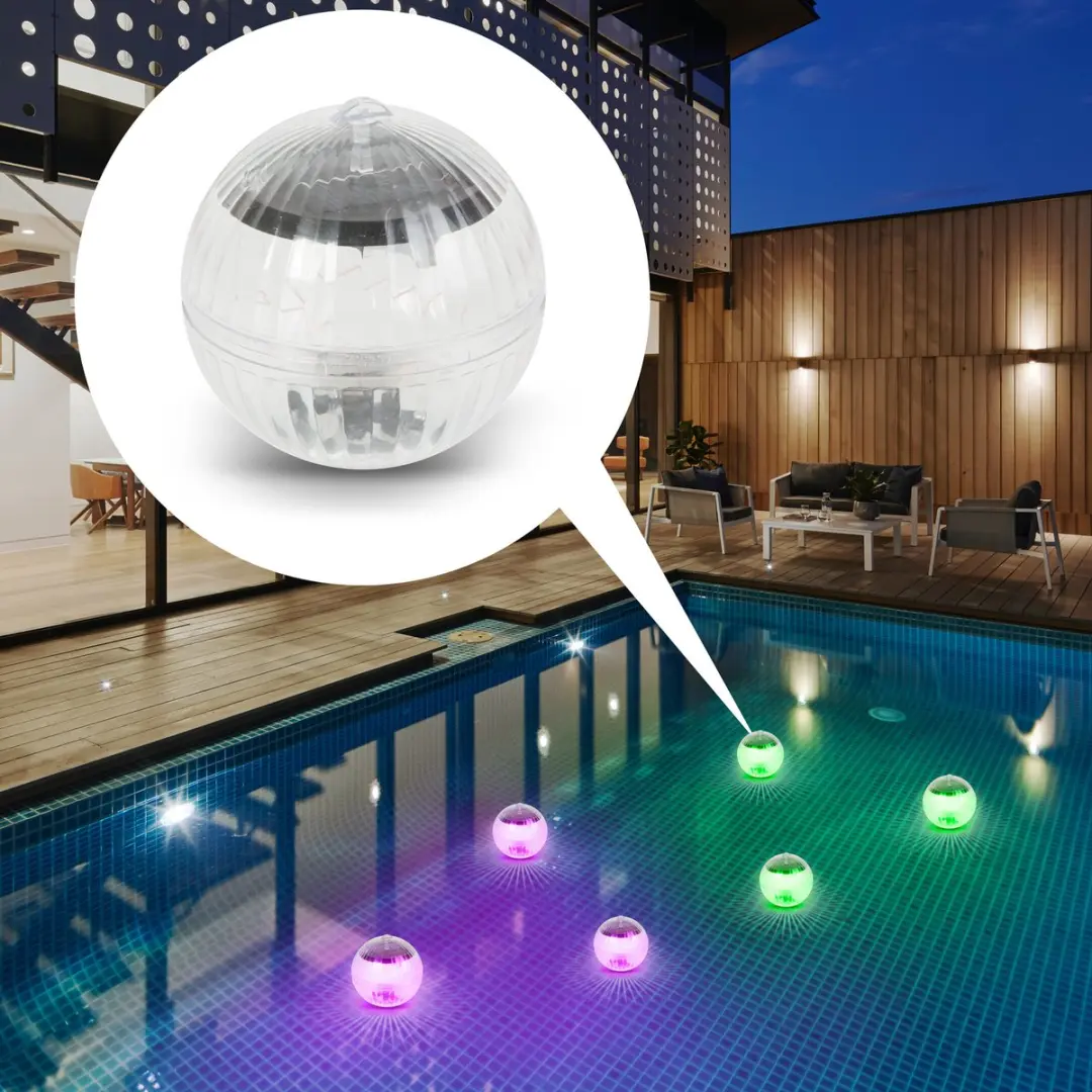 Delight Solar Disco Lamp IP65 - Zwembadverlichting Multicolor