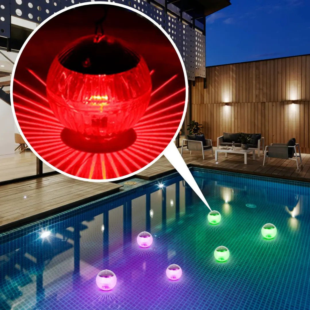 Delight Solar Disco Lamp IP65 - Zwembadverlichting Multicolor
