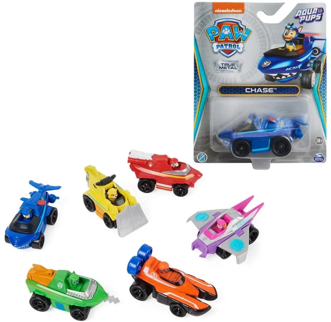 Spin Master PAW Patrol True Metal Aqua Pups Auto