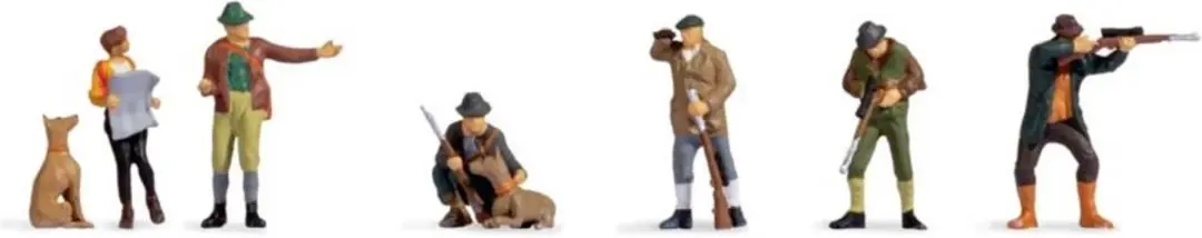 Noch Schaal 0 Jagers en Boswachters Figuur - Meerkleurig