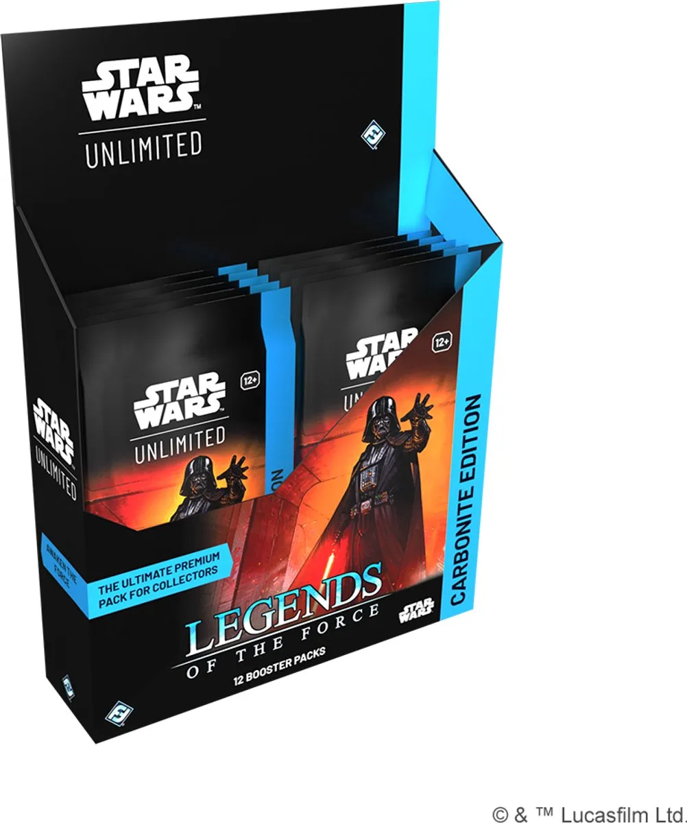 Star Wars Legends of the Force Carbonite Booster Display