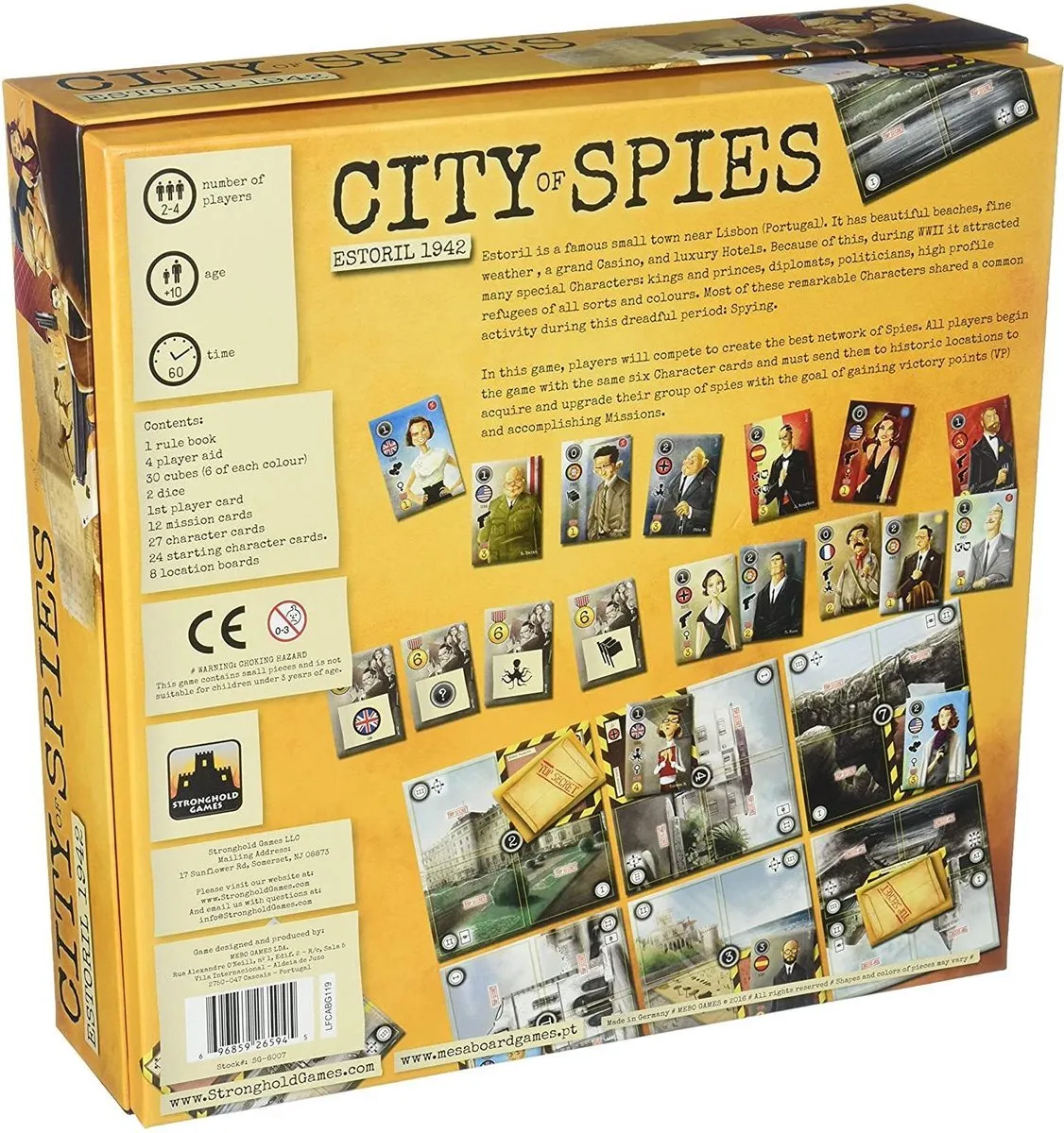 Asmodee City of Spies Estoril 1942 - L4PC-00080742