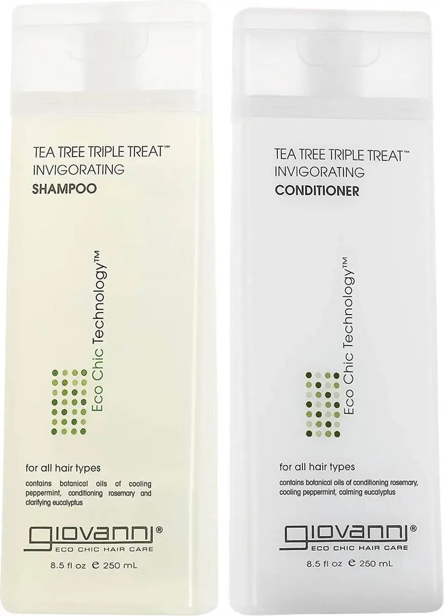 Giovanni Cosmetics Tea Tree Triple Treat Shampoo & Conditioner