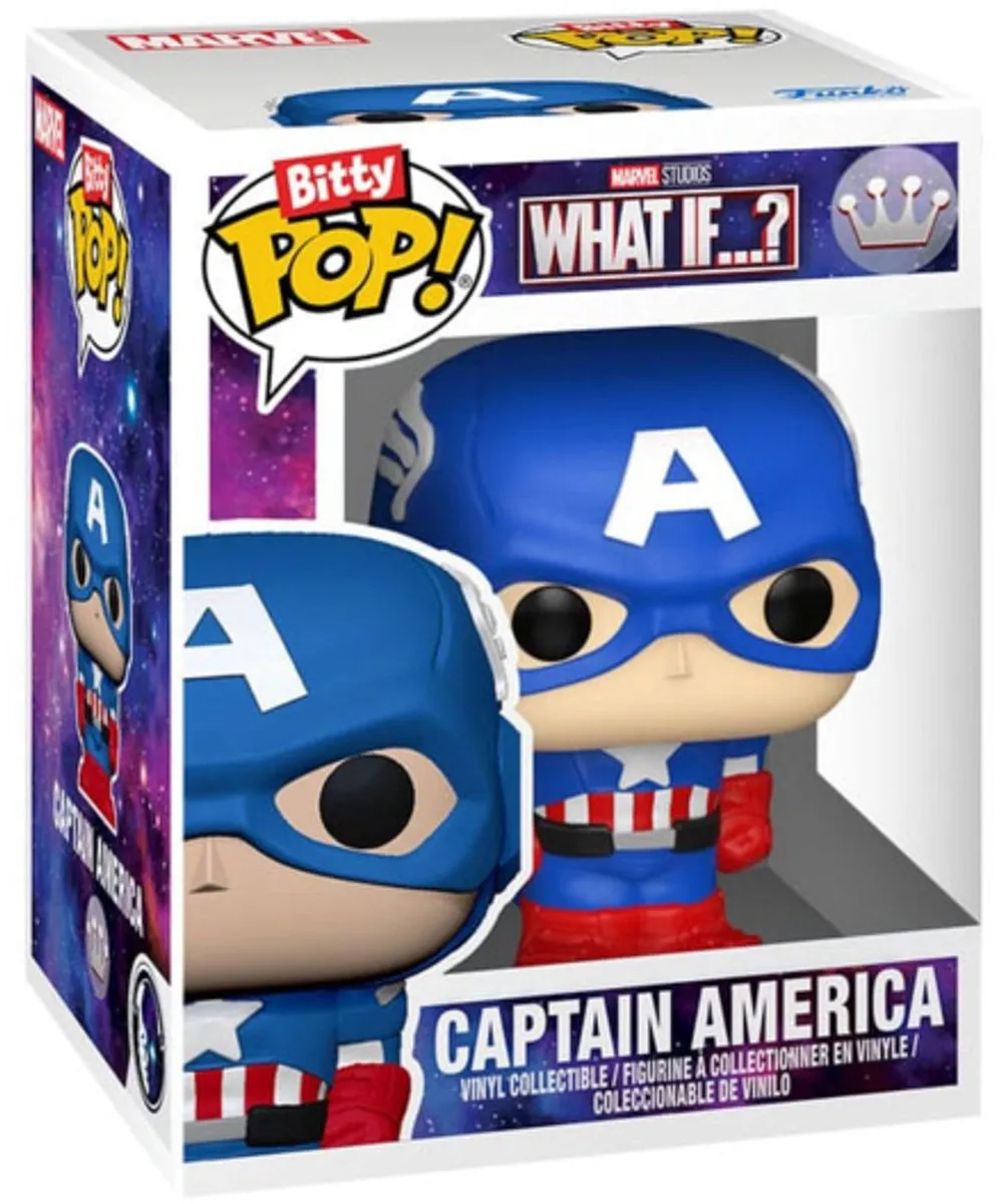 Funko Marvel Bitty POP! Bots Figure WI-CA Mech - Blauw
