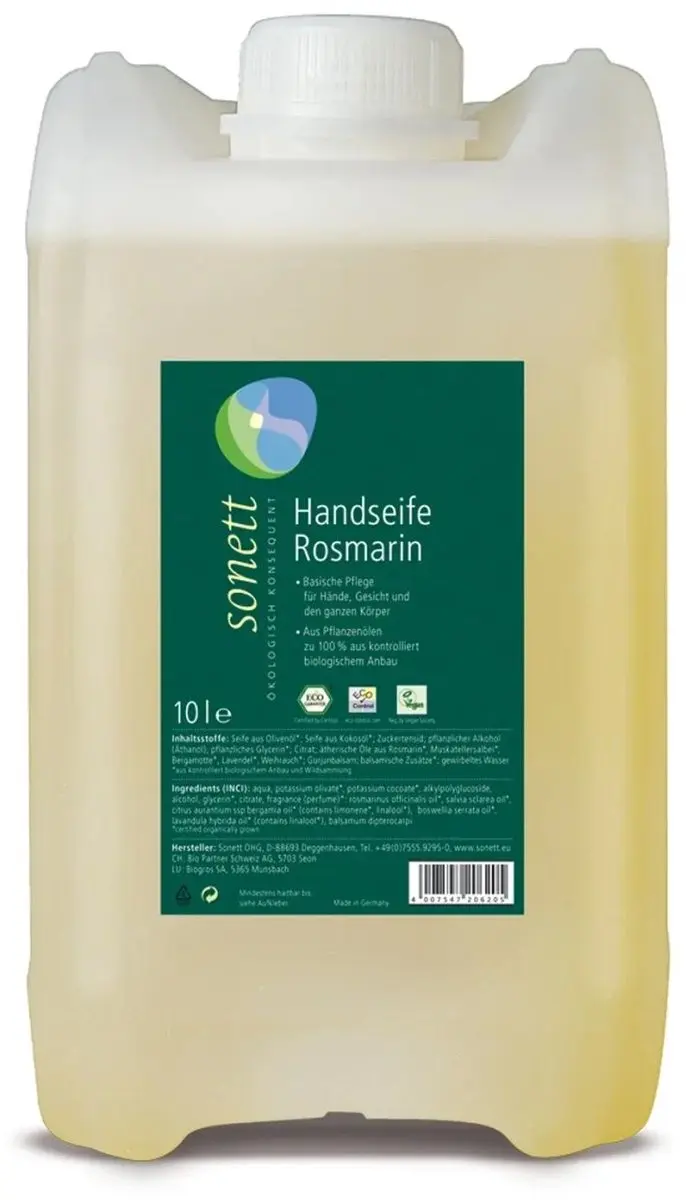 Sonett Handzeep Navulling 10L