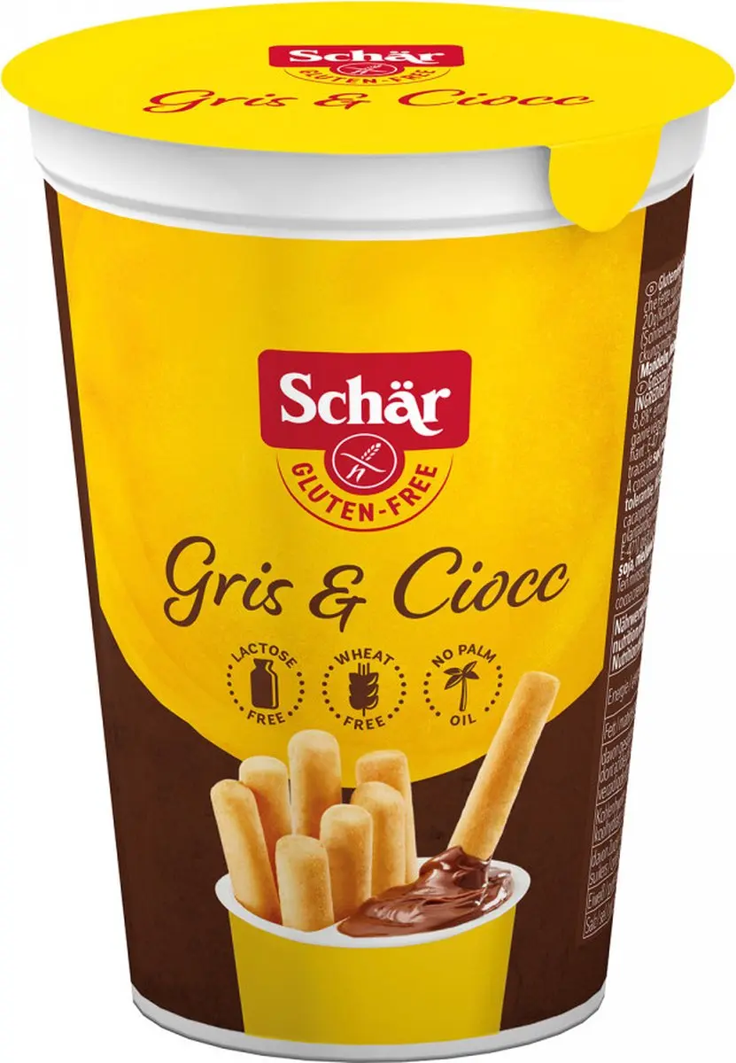 Schar Milly Grissini & Chocolate Sticks Glutenvrij 52g