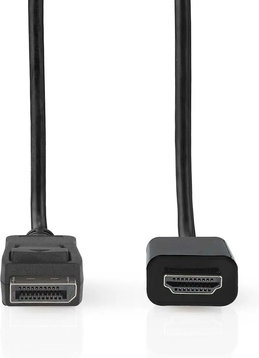 Nedis DisplayPort-HDMI Kabel CCGL37101BK20 - 2m - 4K@30Hz - Zwart