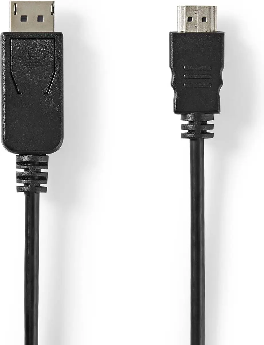 Nedis DisplayPort-HDMI Kabel CCGL37101BK20 - 2m - 4K@30Hz - Zwart