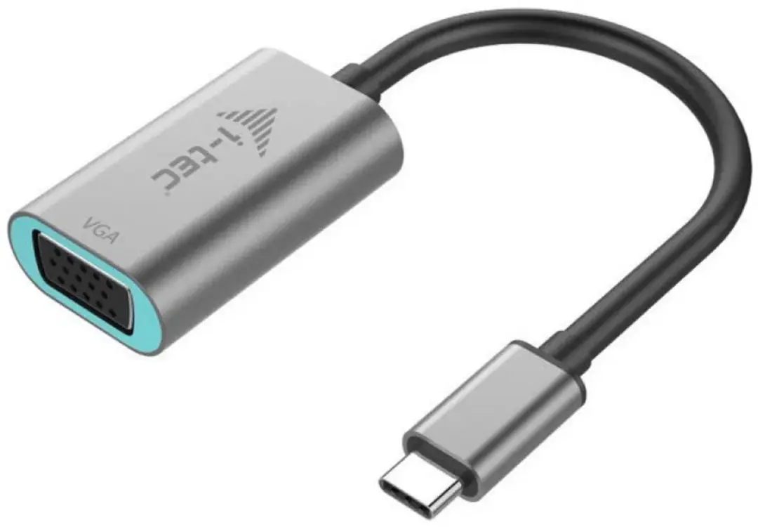 I-tec C31METALVGA60HZ USB-C naar VGA Adapter - Grijs - afbeelding 6 van 6