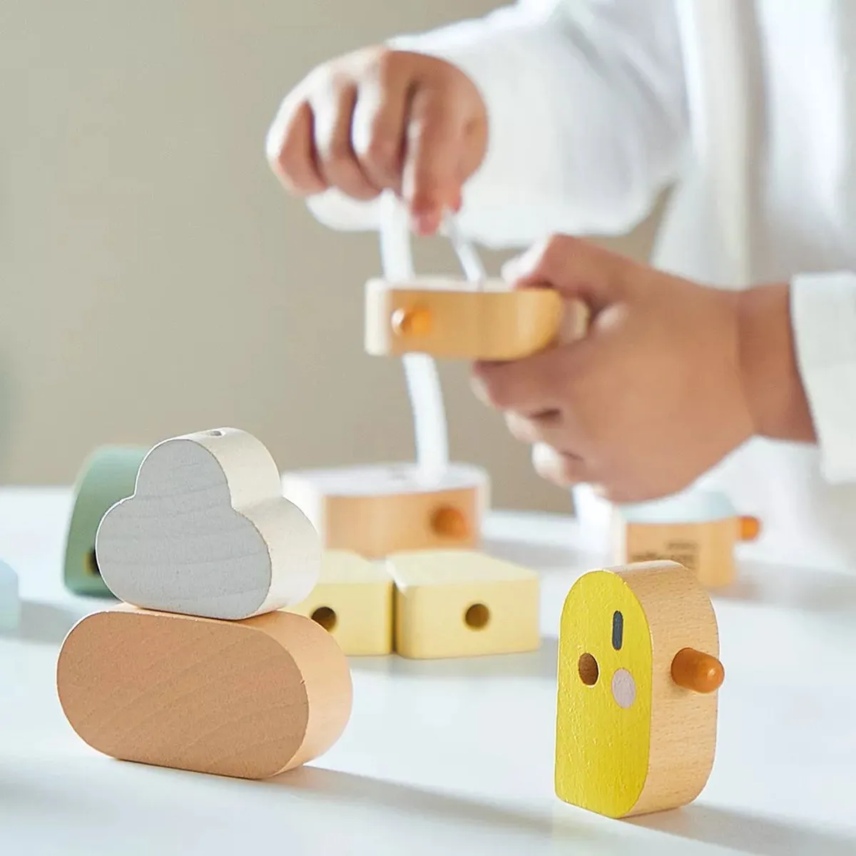 Janod Sweet Cocoon Vogelkralen Set 20 Stuks - Multikleur