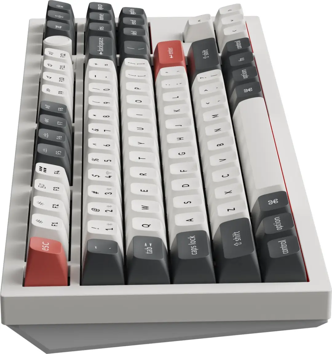 Keychron Q3 Ultra Q3U-P1 Mechanisch Toetsenbord - 80% - Rode Switch - Wit