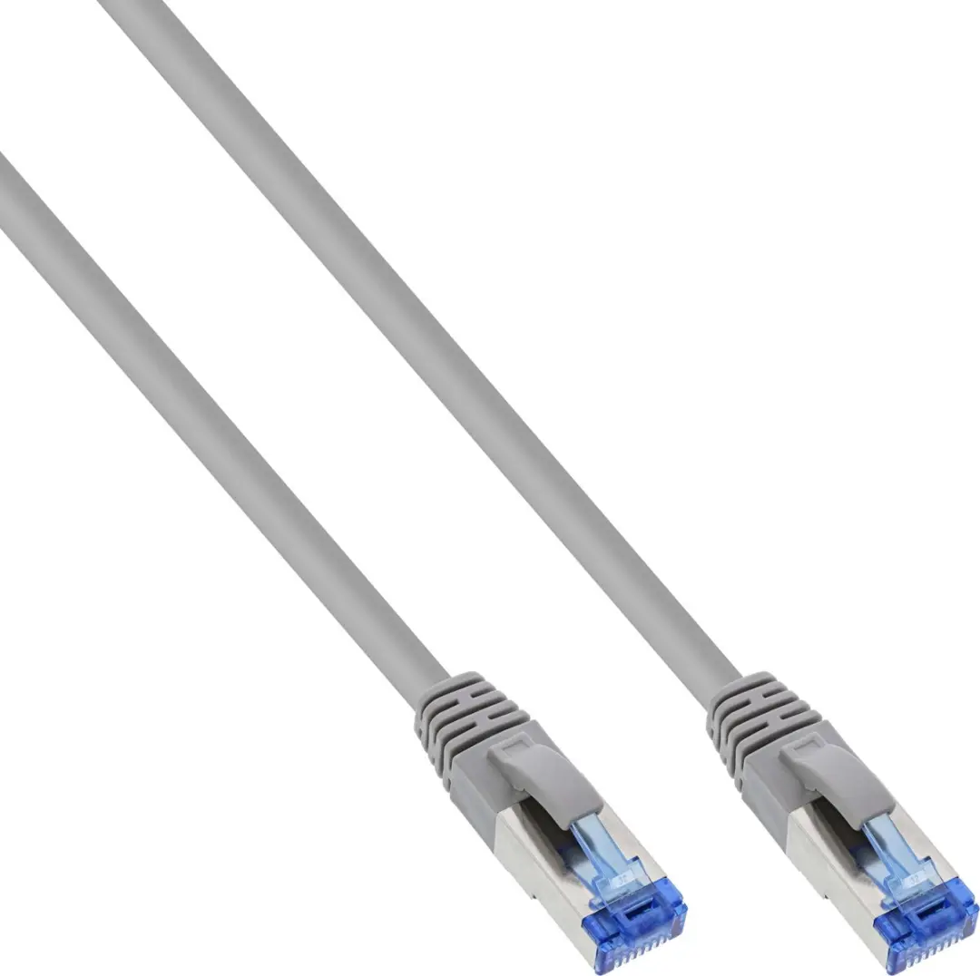 InLine 76800 netwerkkabel Grijs 10 m Cat6a S/FTP (S-STP)