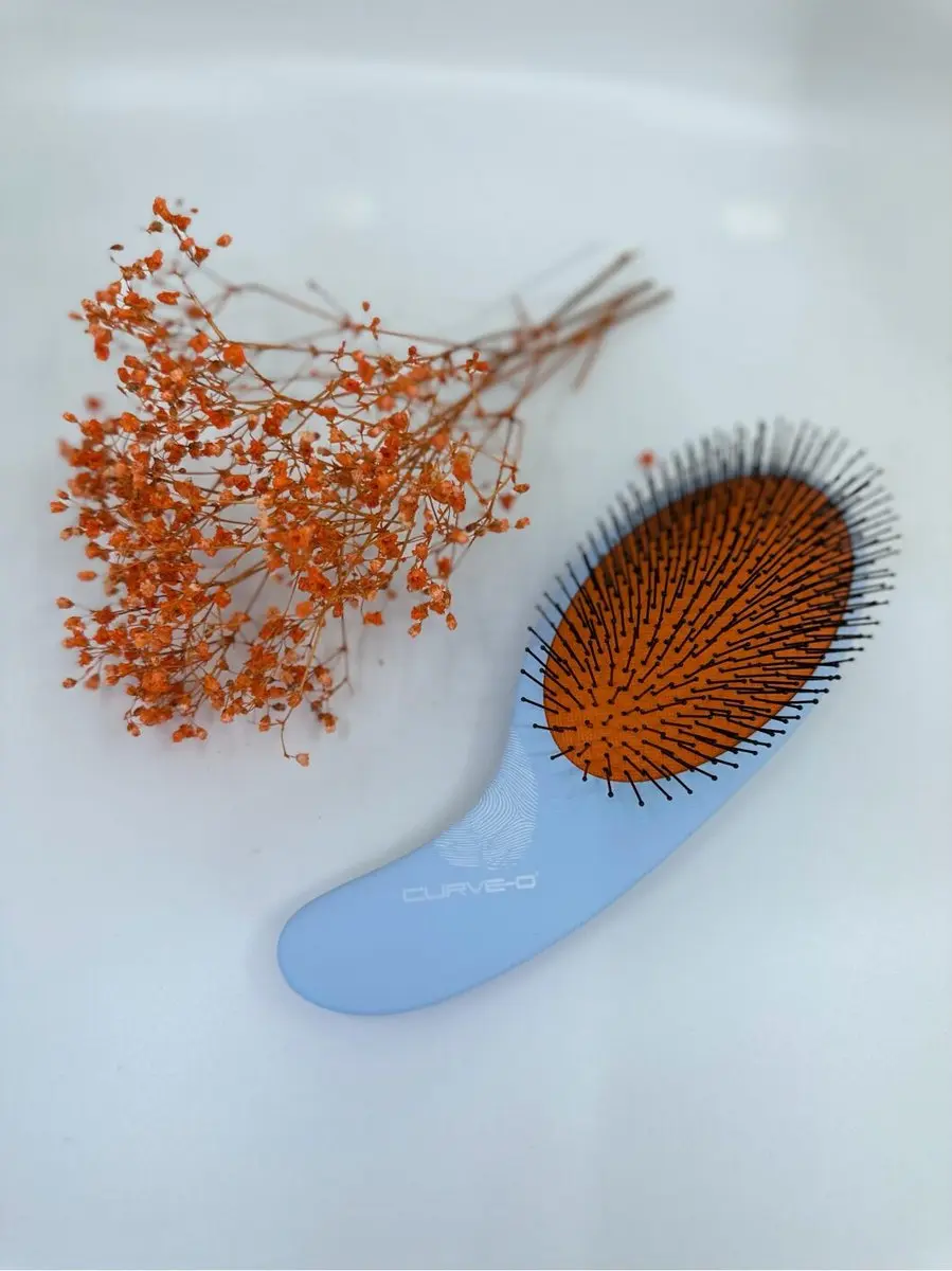 Curve-O Backstage Stylist Line Brush - Blauw