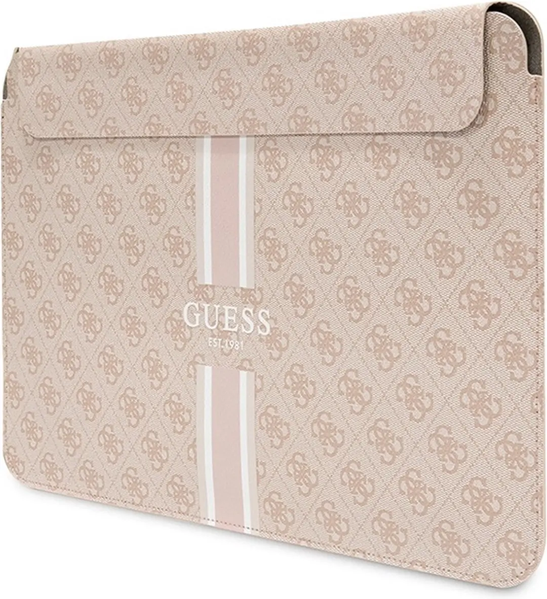 Guess Printed Stripe Hoes MacBook 14" - Roze - GUCS14P4RPSP