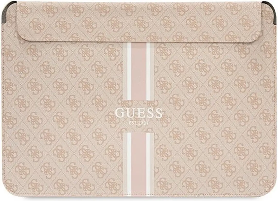 Guess Printed Stripe Hoes MacBook 14" - Roze - GUCS14P4RPSP