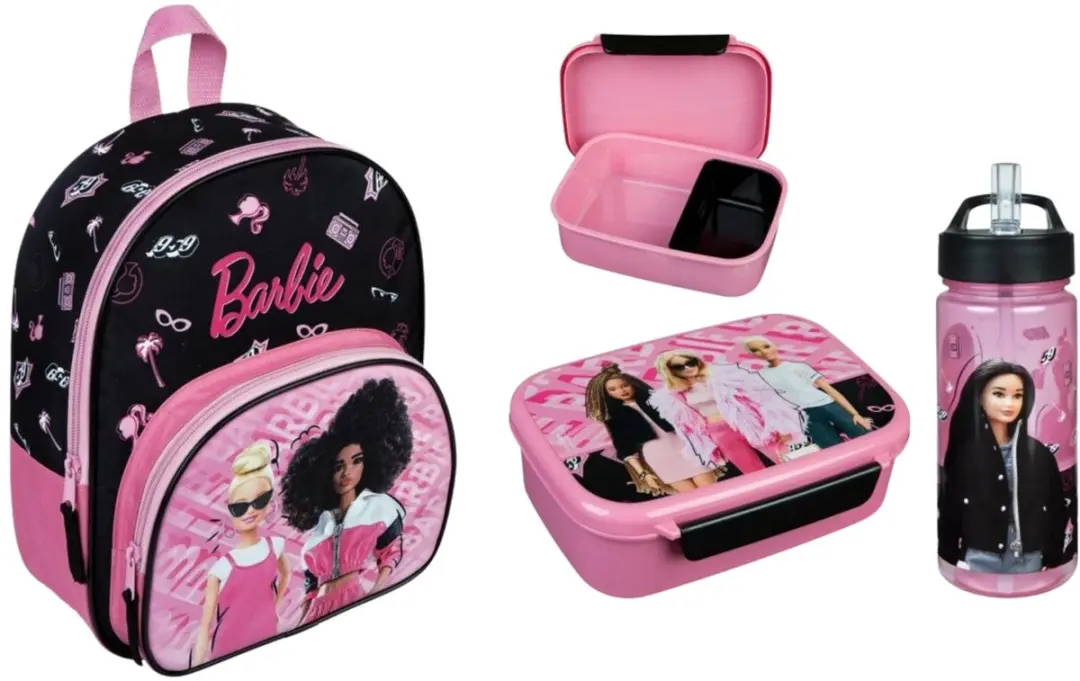 Barbie Schoolset Rugzak & Lunchset