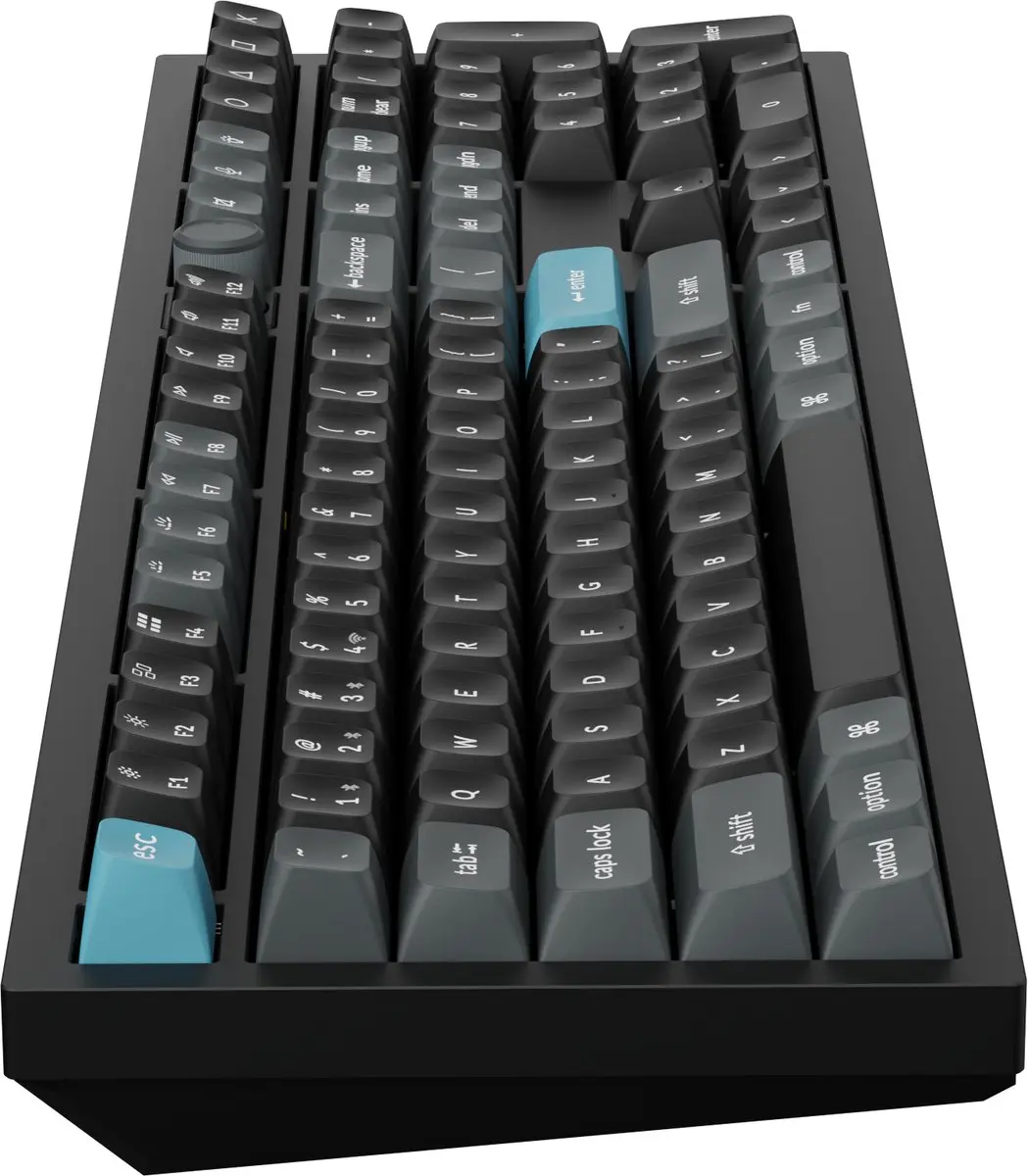 Keychron Q6 Ultra Q6U-M3 Mechanisch Toetsenbord - Bruine Switch - Zwart