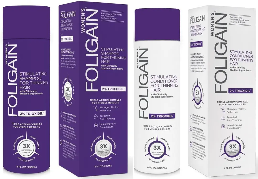 Foligain Anti-Haaruitval Shampoo & Conditioner 2x236ml