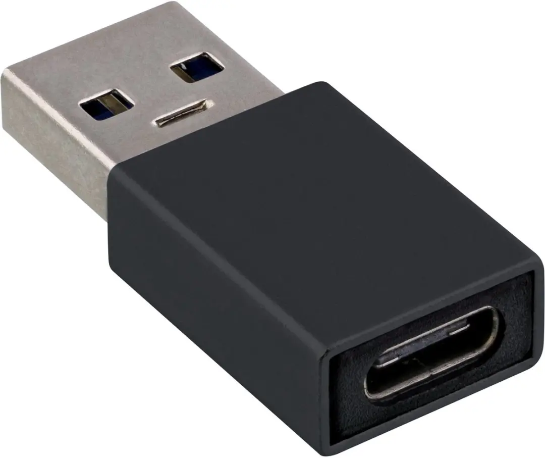 InLine USB Hub 3x USB-A + 2x USB-C 5Gbps - 0,15m - Zwart
