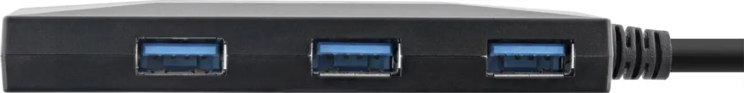 InLine USB Hub 3x USB-A + 2x USB-C 5Gbps - 0,15m - Zwart