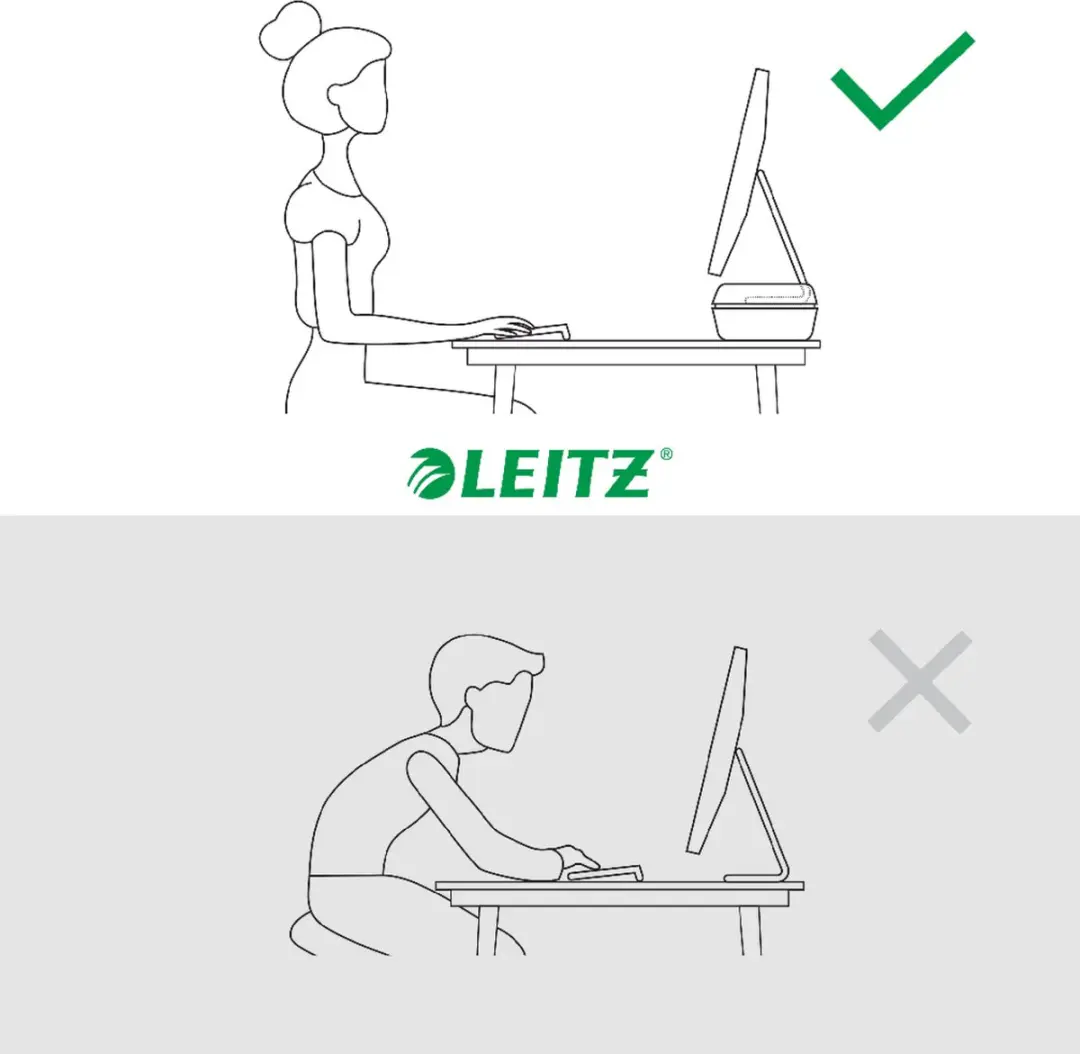 Leitz Ergo Monitorstandaard 65040089 - 27" - Donkergrijs - afbeelding 6 van 6
