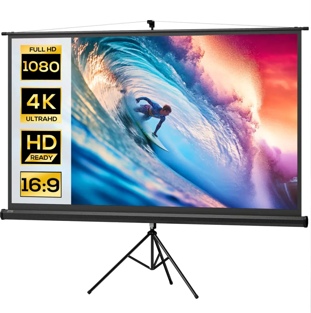 ECTEATOY Projectiescherm 100 inch 16:9 - Zwart