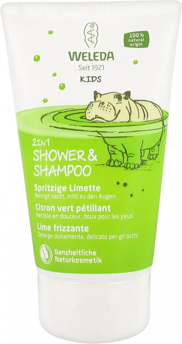 Weleda Kids 2-in-1 Shampoo & Body Wash 150ml - Limoen - afbeelding 5 van 6