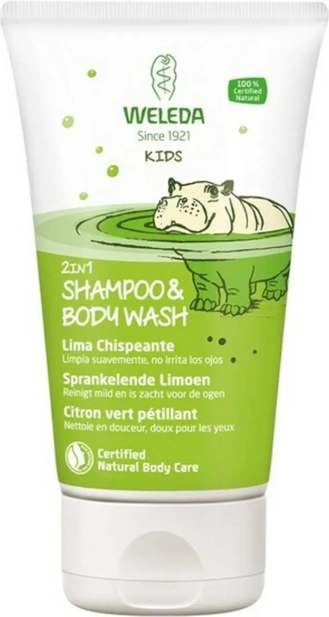 Weleda Kids 2-in-1 Shampoo & Body Wash 150ml - Limoen - afbeelding 6 van 6