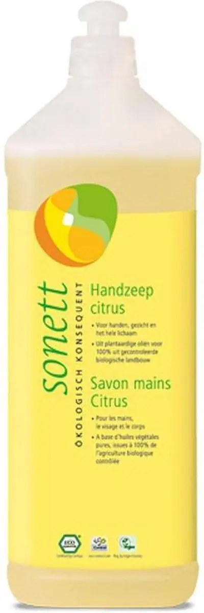 Sonett Handzeep Citrus 300ml - afbeelding 6 van 6