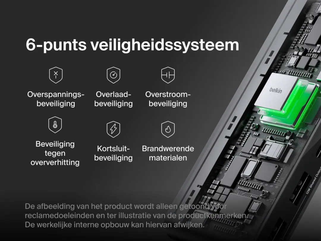 Belkin Connect 8-in-1 USB-C Hub INC024HQSGY - 4K 60Hz HDMI - 2,5Gb Ethernet - 100W PD - Grijs - afbeelding 6 van 6
