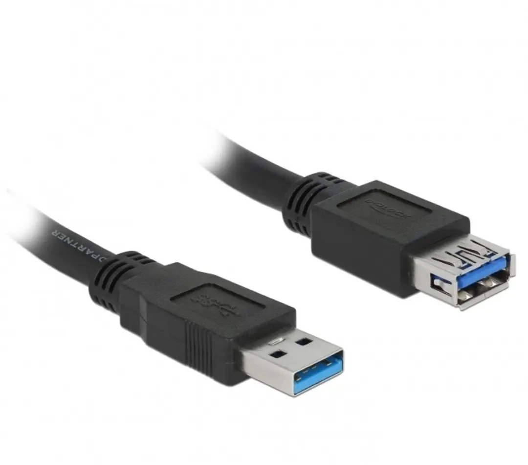 Nedis USB 3.2 Gen 1 A-A Kabel 5Gbps 1m - Zwart
