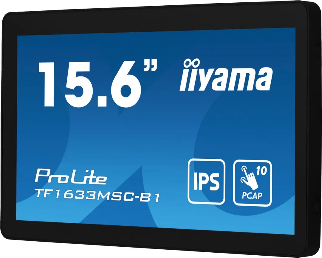 iiyama TF1633MSC Touchscreen Monitor 15.6" - 1920x1080 - Zwart