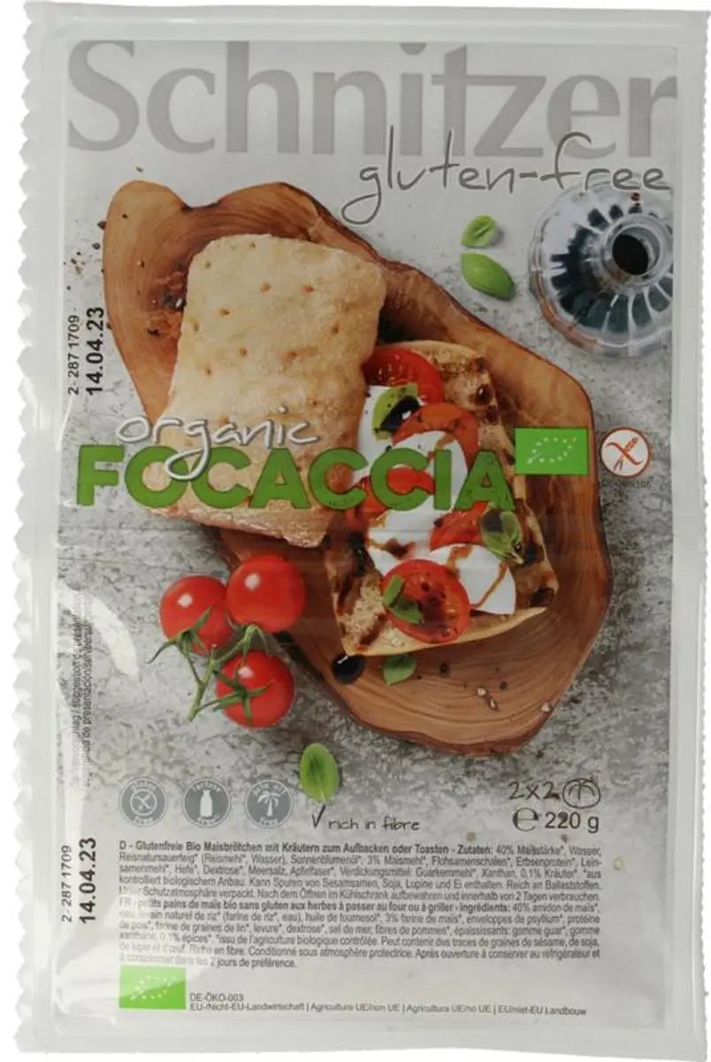 Schnitzer BIO Focaccia 220GR