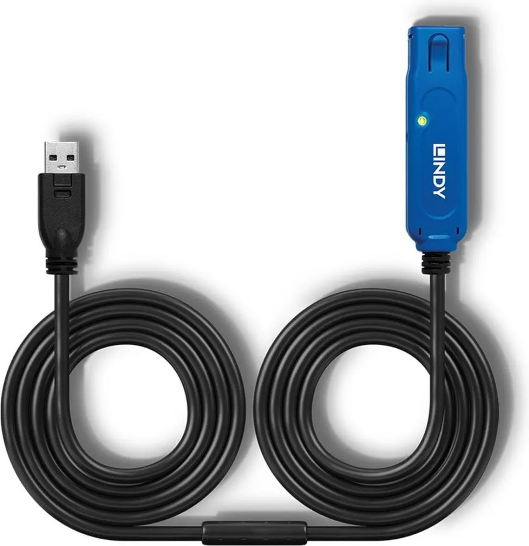 Lindy 43229 USB 3.2 Gen 1 Kabel 15m - USB-A Zwart - afbeelding 6 van 6