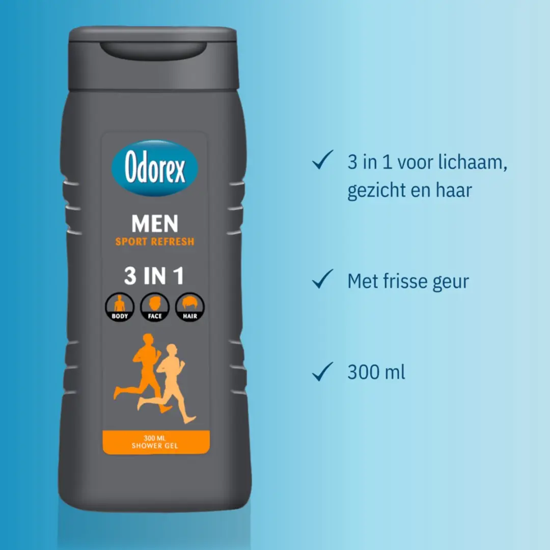 Odorex For Men Sport Refresh Douchegel 300ml