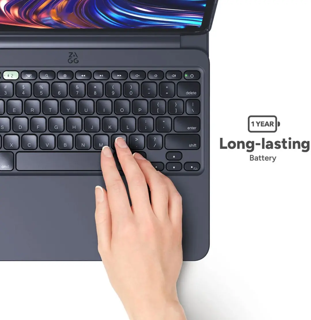 ZAGG Pro Keys 2 Keyboard Bookcase iPad Pro 11 2025/2024 - AZERTY - Zwart